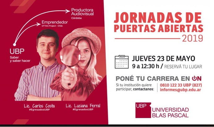 Jornada Puertas Abiertas UBP 2019